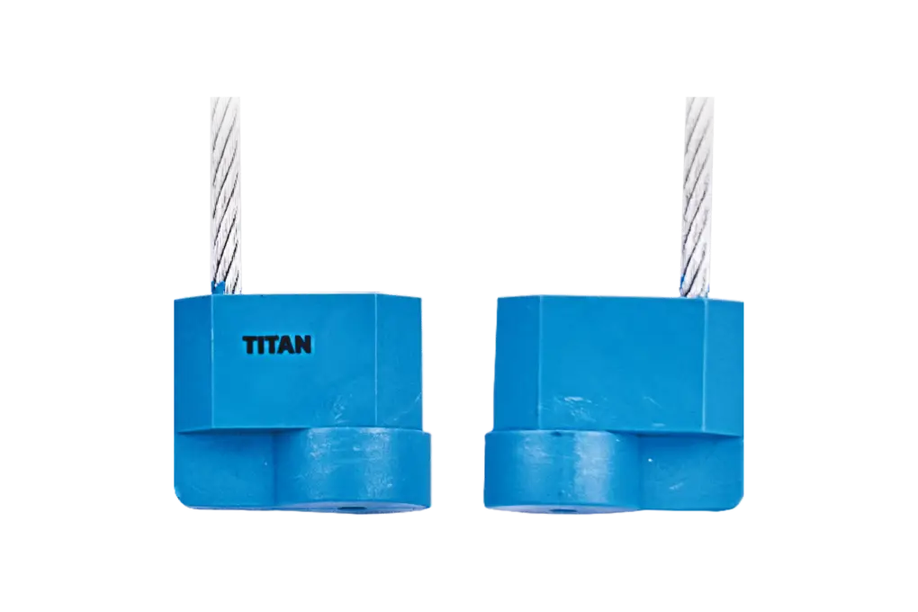 Titan - detaliu mecanism de blocare triplu redundant